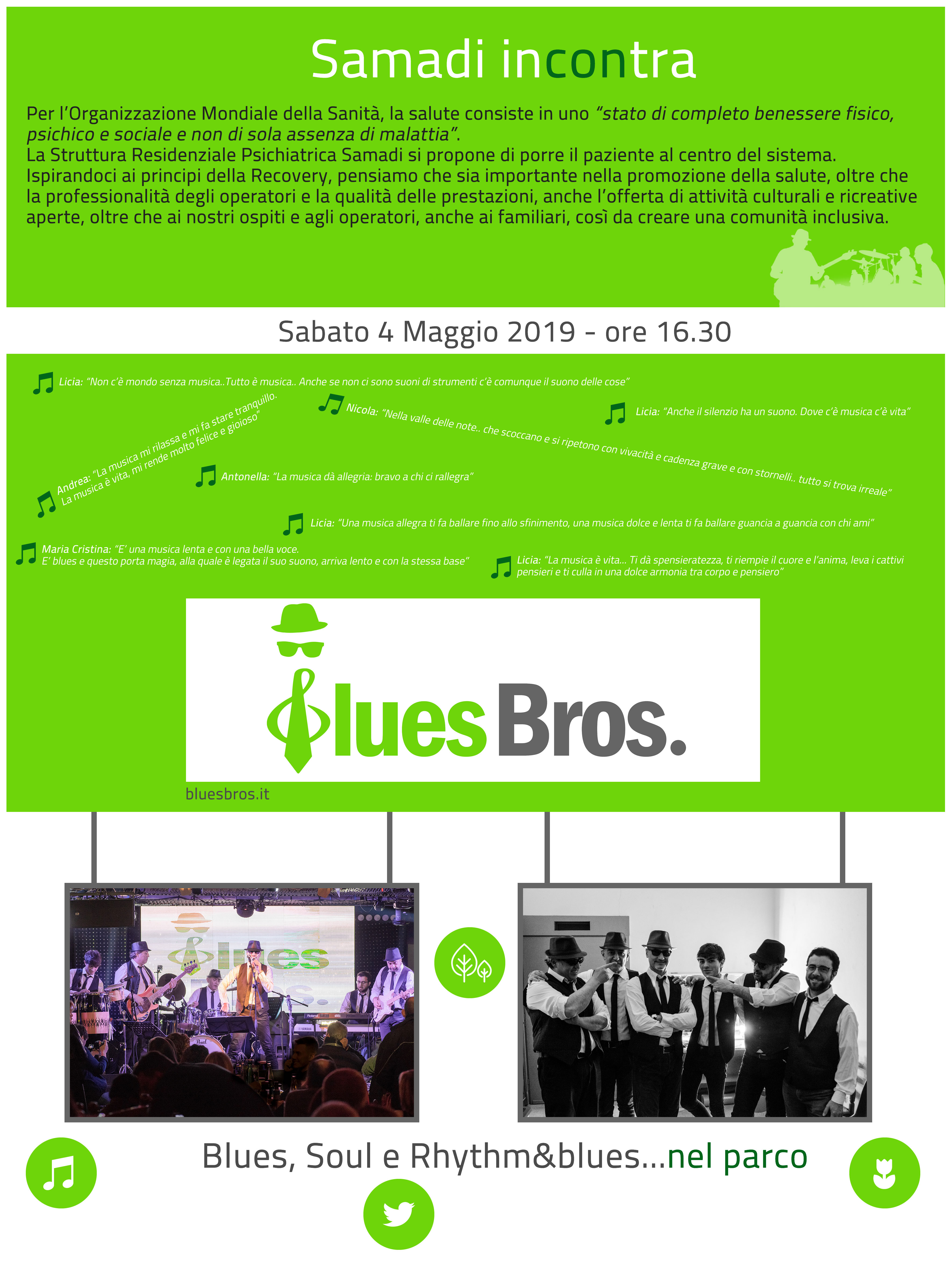 Samadi incontra i BluesBros