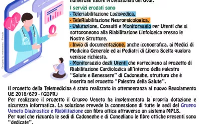 Il GVDR ha attivato un progetto per la Telemedicina del Gvdr