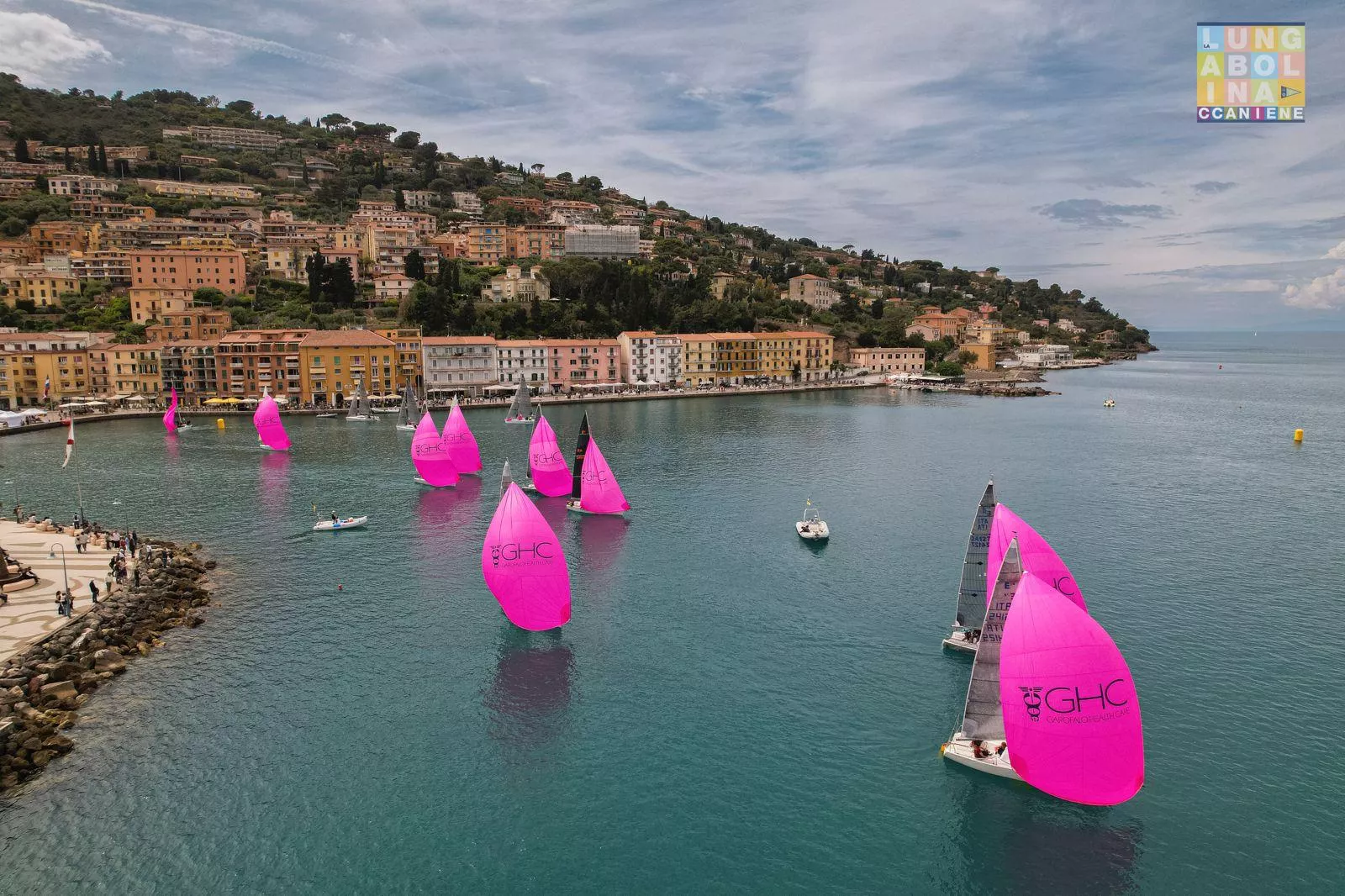 Spinnaker rosa GHC dedicati alla prevenzione femminile